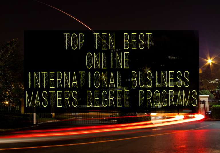 international business degree online programs